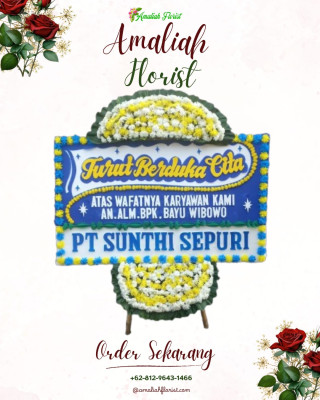 Papan Bunga Duka di Tanjung Menang